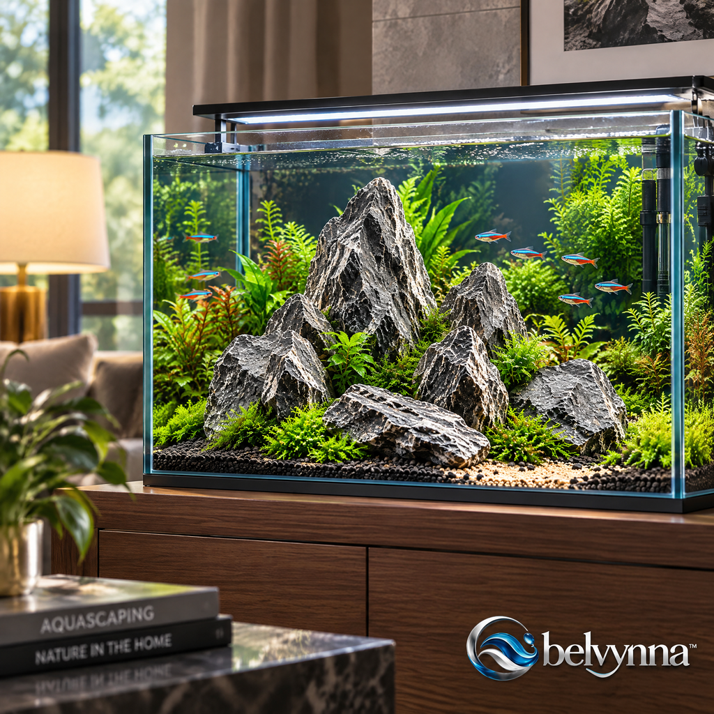 belvynna Natural Aquascape Stone Set
