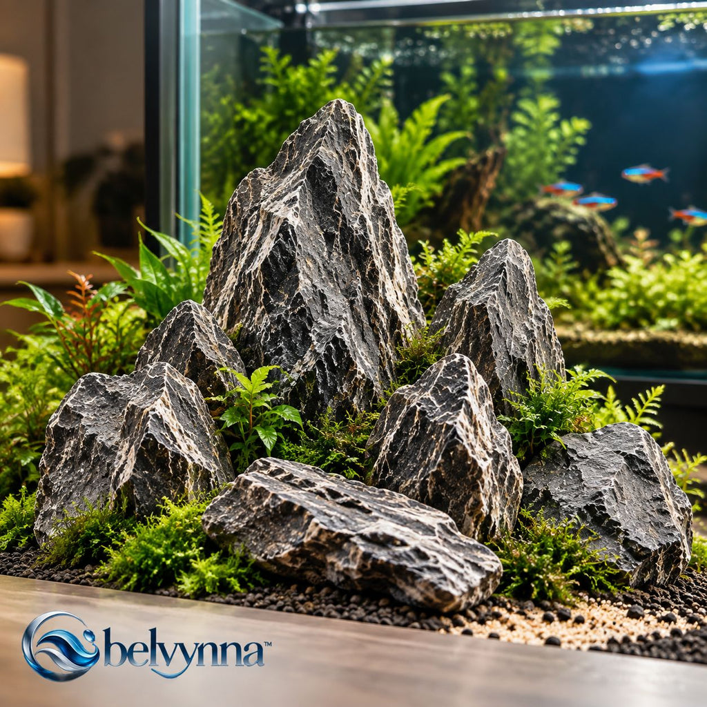 belvynna Natural Aquascape Stone Set