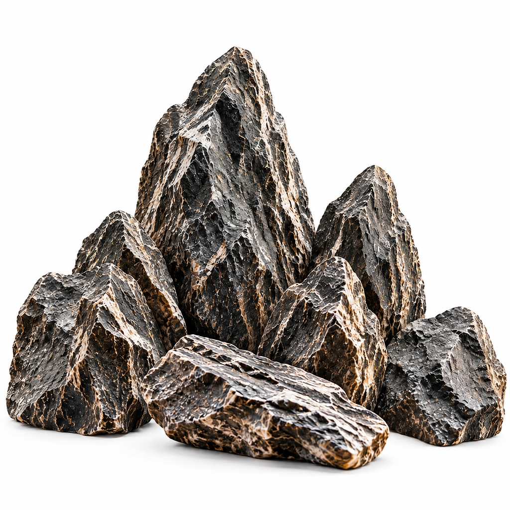belvynna Natural Aquascape Stone Set