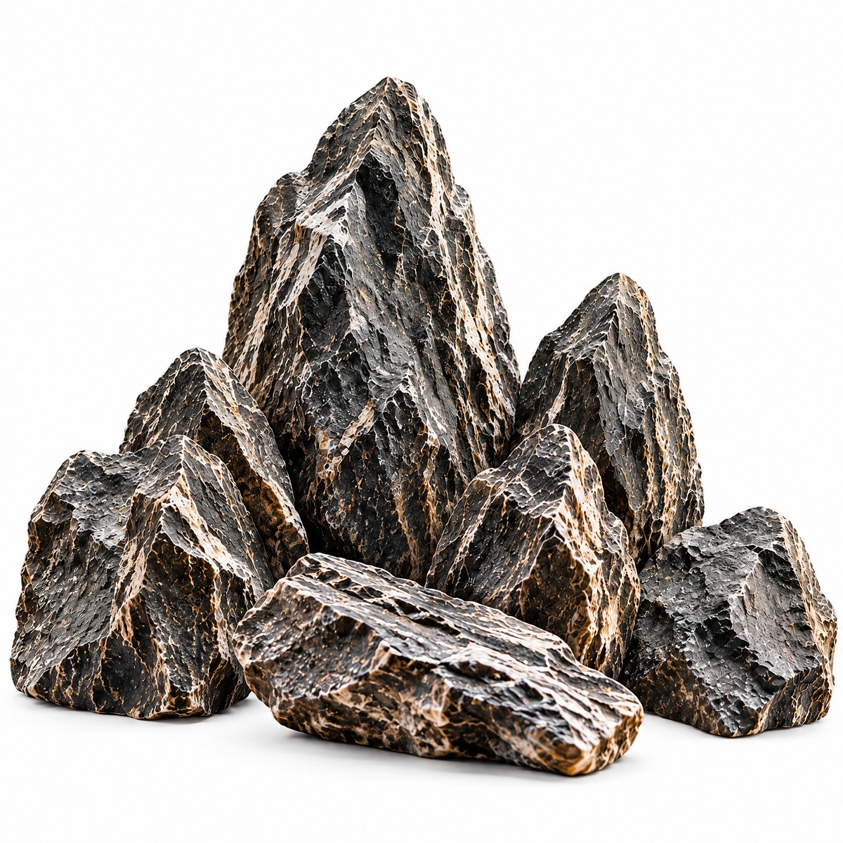belvynna Natural Aquascape Stone Set