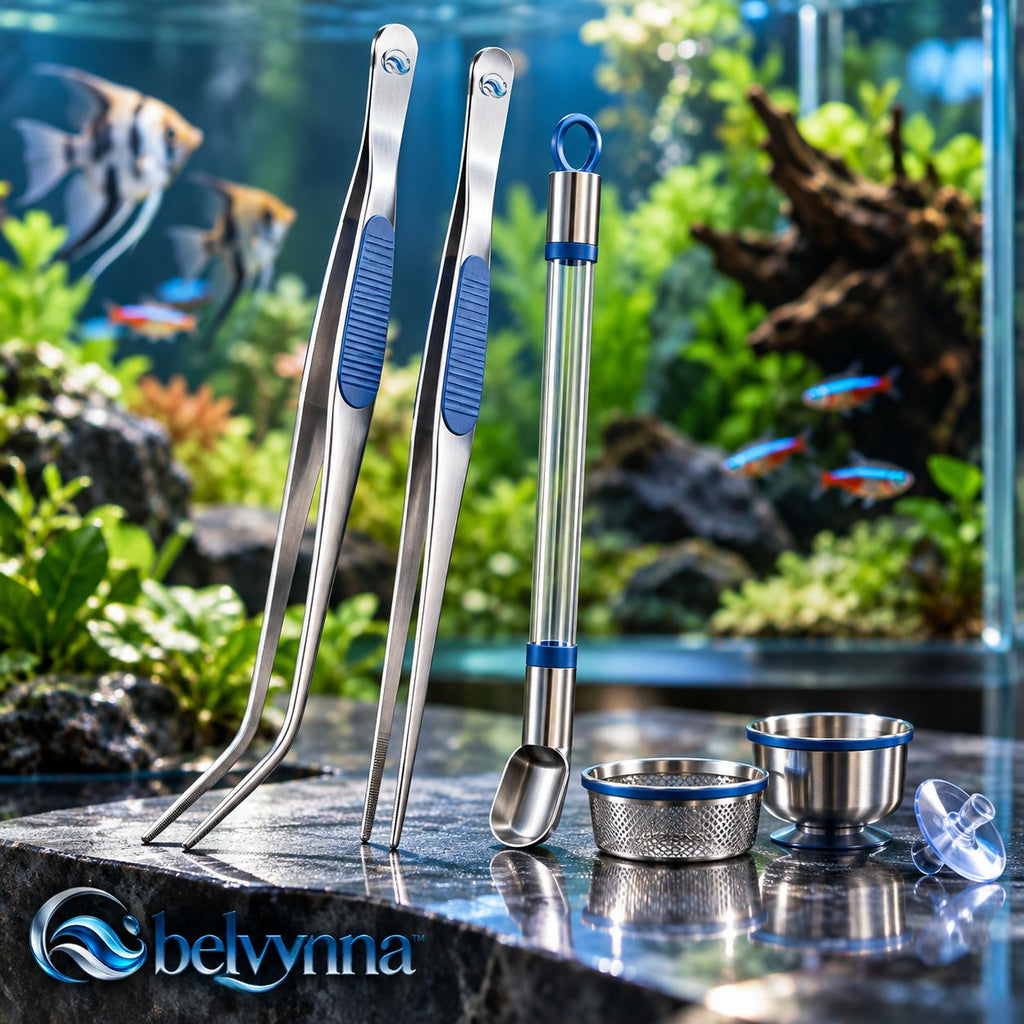 belvynna Aquarium Feeding Tool Set