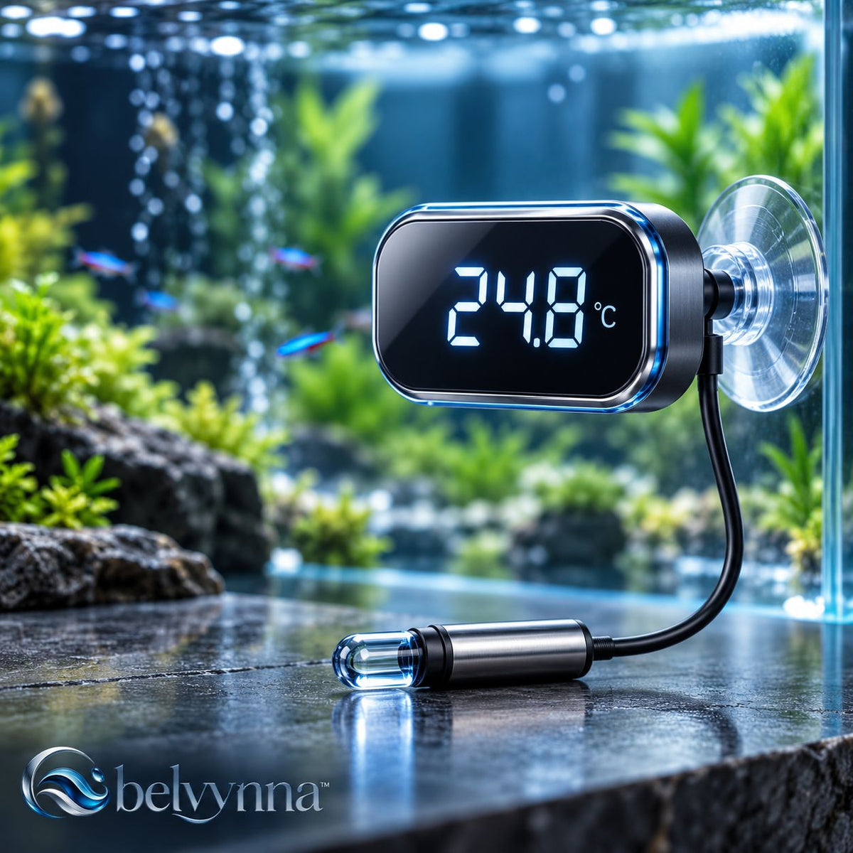 belvynna Digital Aquarium Thermometer