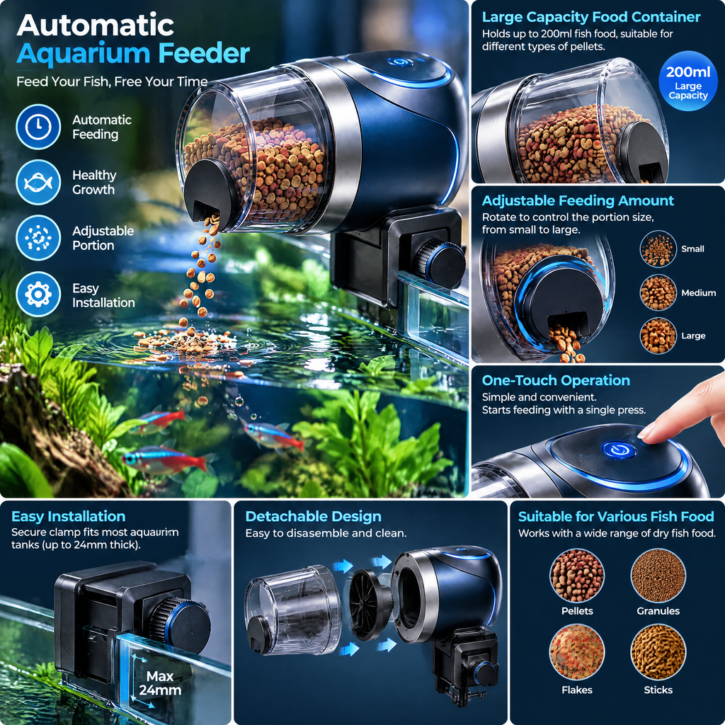 belvynna Automatic Aquarium Feeder