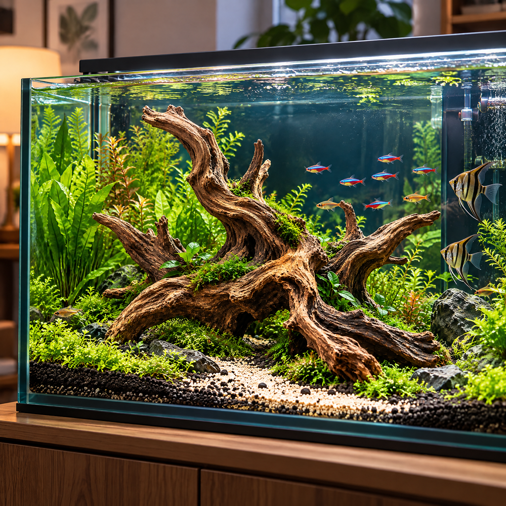 belvynna Natural Driftwood Aquarium Decor
