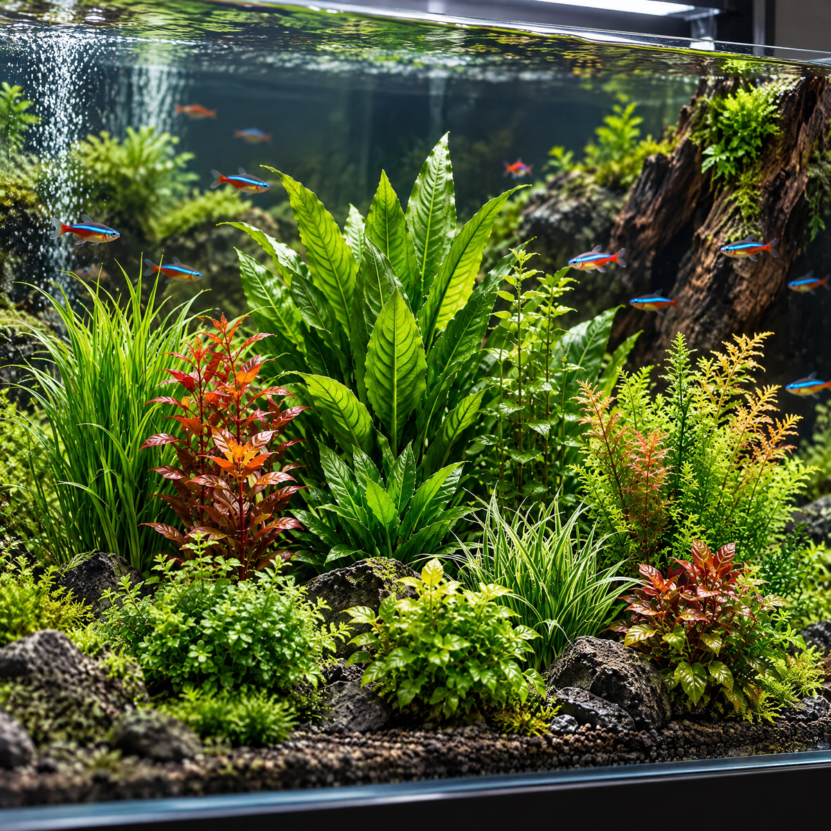 belvynna Realistic Aquatic Plant Set