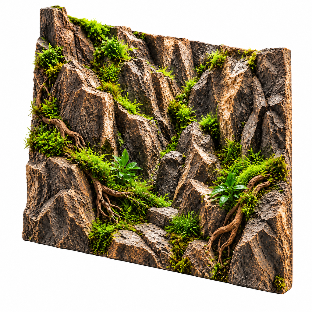 belvynna Aquarium Background Landscape Panel