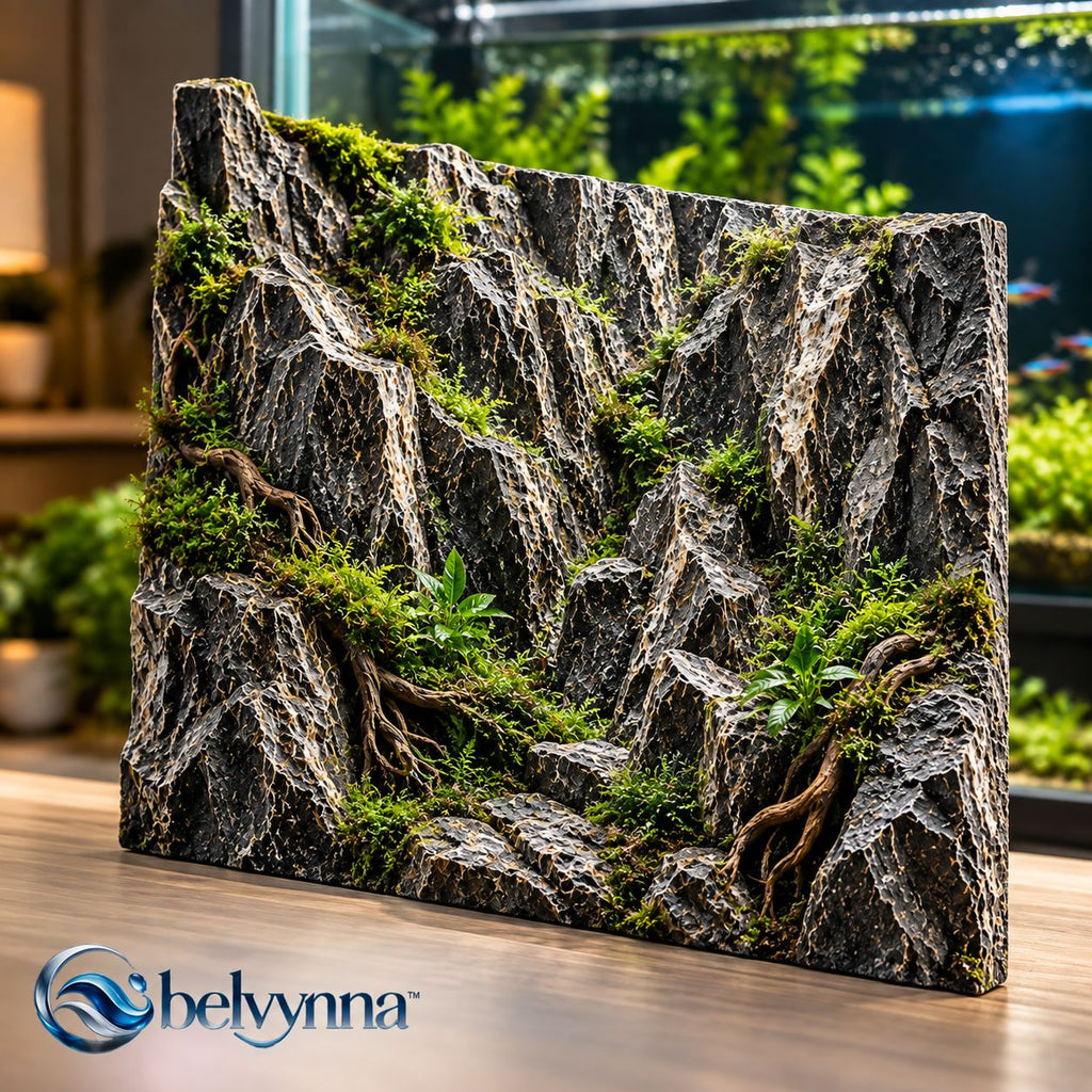 belvynna Aquarium Background Landscape Panel