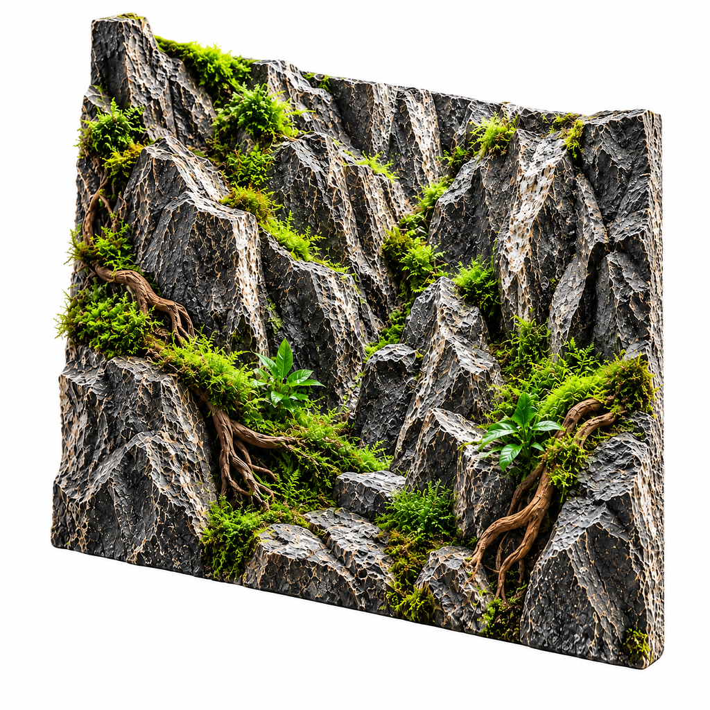 belvynna Aquarium Background Landscape Panel