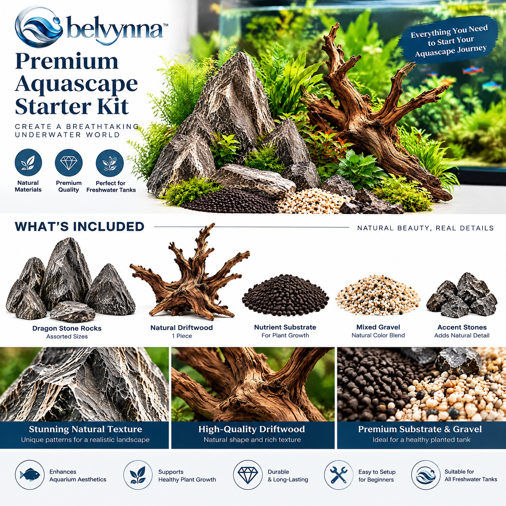 belvynna Premium Aquascape Starter Kit