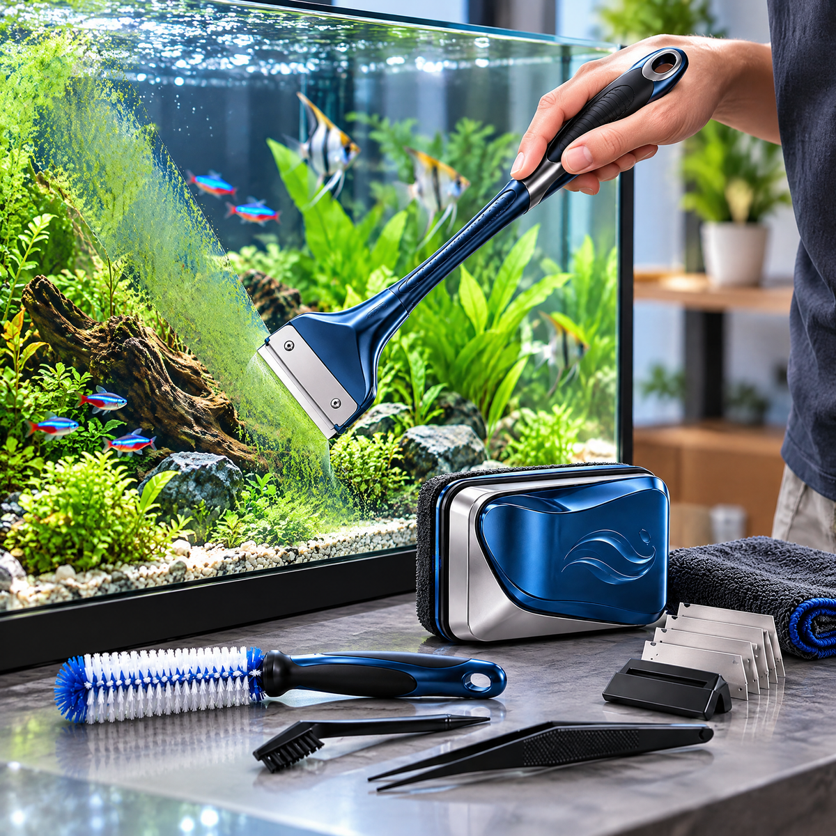 belvynna Aquarium Cleaning Tool Kit
